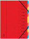 Exacompta sorteermap 12-delig | rood