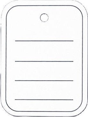 Sigel - prijskaartjes - 40x50 mm - met ponsing - gelinieerd- doos van 500 stuks - si-zb350