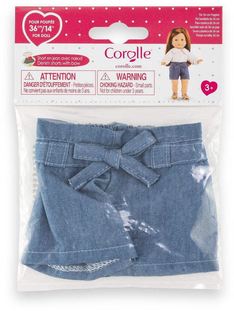 Afbeelding laden in galerijviewer, Corolle ma poppen spijkershort met strik - 36cm

