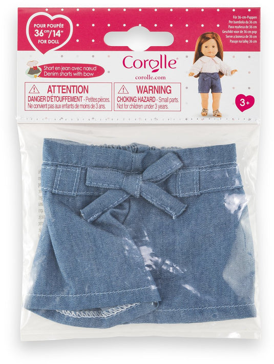 Corolle ma poppen spijkershort met strik - 36cm