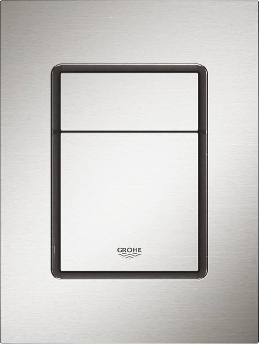 Grohe skate s cosmopolitan bedieningspaneel toilet - dual flush - supersteel (rvs)