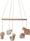 Jollein houten baby mobiel farm