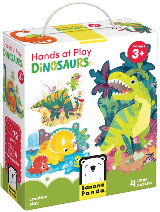 Banana panda puzzel dinosaurus