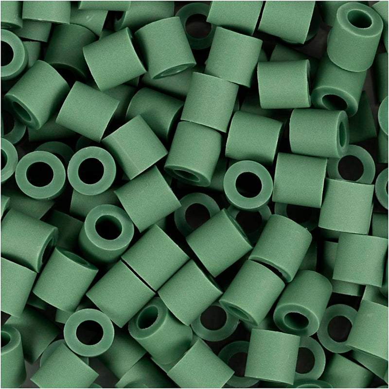 Load image into Gallery viewer, Creativ company https: www.cchobby.nl biobeads-van-nabbi-afm-5x5-mm-gatgrootte-2-5-mm-medium-donkergroen-1000-stuk-1-doos
