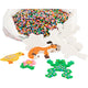 Creativ company nabbi biobeads klaslokaalset 5x5mm standaardkleuren