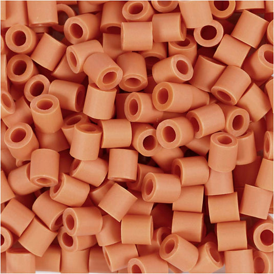 Nabbi biobeads van , afm 5x5 mm, gatgrootte 2.5 mm, medium, oranje, 1000 stuk 1 doos