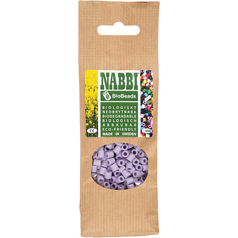 Load image into Gallery viewer, Creativ company nabbi biobeads 5x5mm paars - 1000st.
