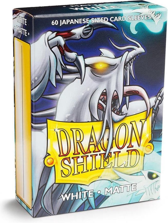 Arcane tinmen dragon shield card sleeves: japanese matte white (59x86mm) - 60 stuks