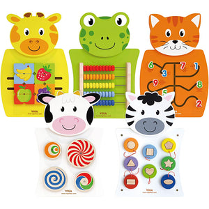 Https: www.cchobby.nl viga-activiteitenboard-koe-katten-kikker-zebra-en-giraf-afm-36x55x3-5-cm-5-onderdelen-1-doos