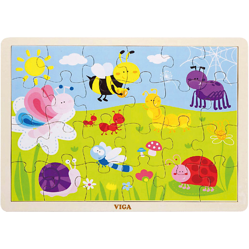 Afbeelding laden in galerijviewer, Https: www.cchobby.nl viga-houten-legpuzzels-afm-30x22-5-cm-24-delen-1-stuk
