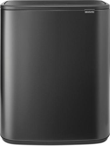 Brabantia bo touch bin prullenbak - 1 vak - 60 liter - confident grey