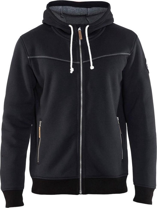 Blåkläder 4933-2514 hoodie met warme voering zwart maat xxl