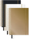 Kangaro spiraalboek - pure croco - a5 - lijn - 3 kleuren