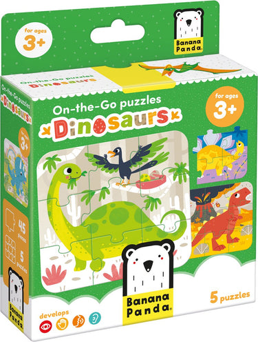 Banana panda - on-the-go puzzel dinosaurus - 16st.