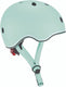 Globber kinderhelm - go up - pastel groen - verstelbaar 45-51cm - met verlichting - sterke polycarbonaat buitenschaal