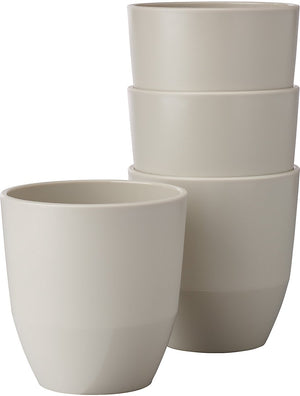 Mepal beker silueta - 4x 200 ml - koffiebeker - nordic white