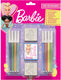 Multiprint barbie stempelset creatief speelgoed 11-delig kleurplezier.