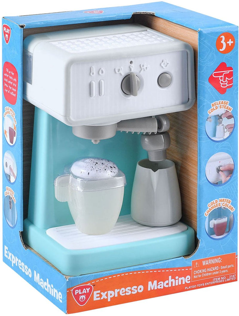 Chargez l'image dans la visionneuse de la galerie, Playgo espressomachine wit blauw - 3dlg.
