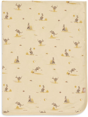 Jollein baby deken wieg - 75x100cm - jersey - kangaroots