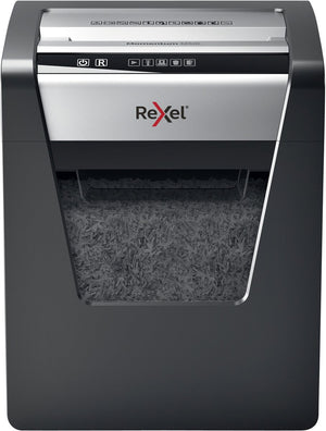 Rexel momentum m510 papierversnipperaar - p5 microsnippers - tot 10 vel - 23l - zwart