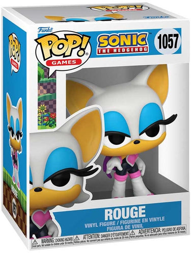 Funko sonic the hedgehog rouge vinylfiguur 1057 pop! meerkleurig pvc unisex - fan merch, film, gaming