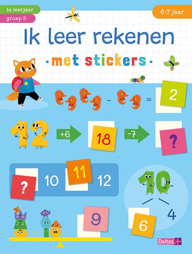 Deltas ik leer rekenen met stickers 6-7 jaar