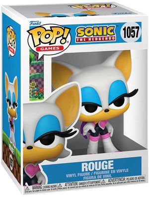 Funko sonic the hedgehog rouge vinylfiguur 1057 pop! meerkleurig pvc unisex - fan merch, film, gaming