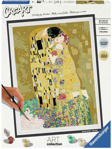 Ravensburger the kiss (klimt) - schilderen op nummer voor volwassenen