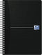 Oxford smart black spiraalblok - a5 - gelijnd - soft cover - 90 vel