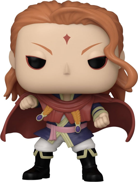 Funko black clover fuegoleon vinyl figuur 1551 pop! standaard