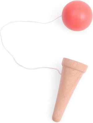 Bs toys kendama ijsje - behendigheidsspel - vangbal - kinder speelgoed - houten spel - coördinatie training - kendama spel - houten speelgoed
