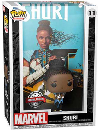 Funko pop! marvel comic cover: shuri 11 black panther exclusive