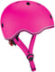 Globber kinderhelm - go up - roze - verstelbaar 45-51cm - met verlichting - sterke polycarbonaat buitenschaal