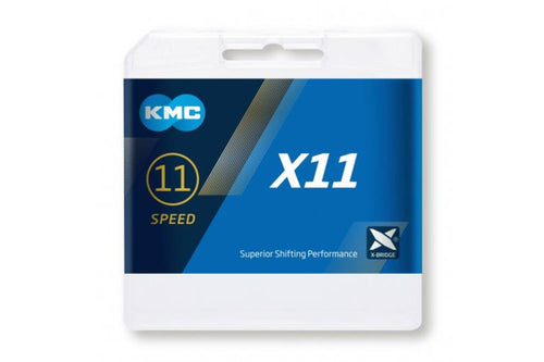 Shimano ketting 11 speed kmc x11 118 schakels - grijs