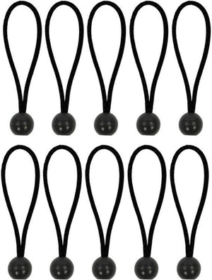 Proplus 365644 tentspannerset zeltspanner-set 10 stück - elastisch 15cm mit kunststoffball 10 stuk(s)