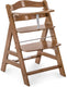 Hauck alpha+ kinderstoel - meegroeiend vanaf 6 maanden tot 90 kg - fsc® gecertificeerd beukenhout - walnoot