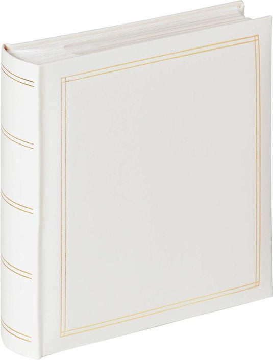 Walther me-138-w monza - memo insteekalbum - formaat 21 x 22 cm - 200 foto's 10 x 15 cm - wit