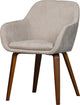 Vtwonen base eetkamerstoel - hout - zand - 80x58x58
