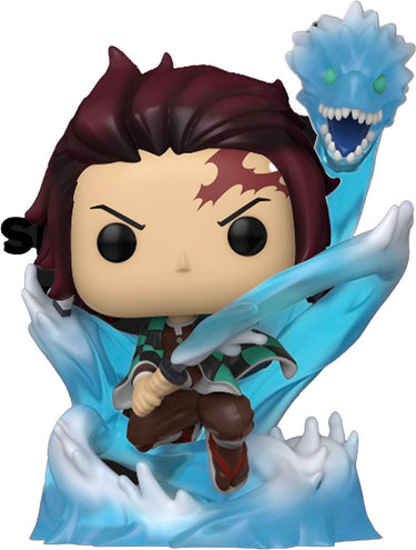 Funko pop! demon slayer - tanjiro kamado with dragon (gitd) (special edition) #873