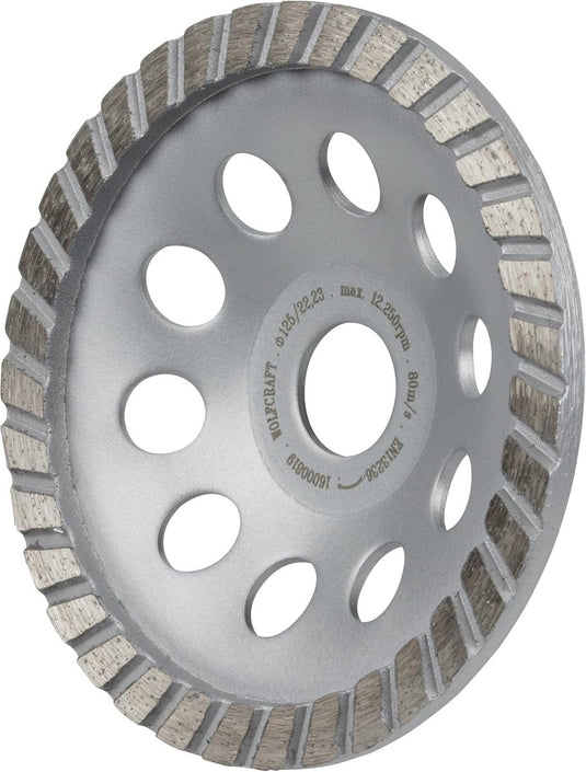 Wolfcraft - diamant schuurkop - ø 125 mm - komschijf - 8382000