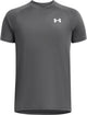 Under armour ua tech 2.0 ss unisex sportshirt - grijs - wit