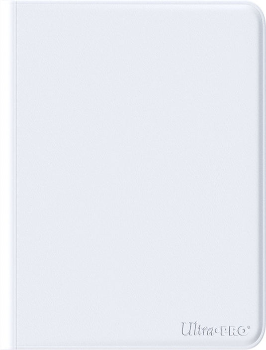 Ultrapro pro-binder zippered 9-pocket vivid white