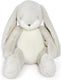 Bunnies by the bay nibble konijn - knuffeldier - geborduurde details - 46 cm - grijs