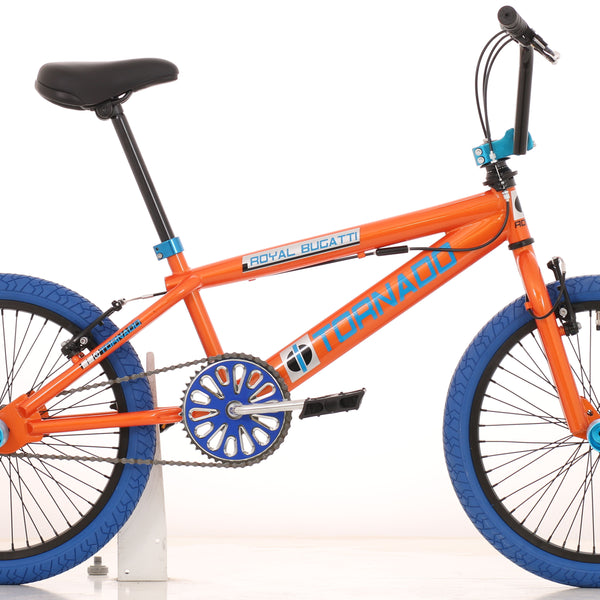 Freestyle BMX 20 Royal Bugatti - oranje met blauwe banden