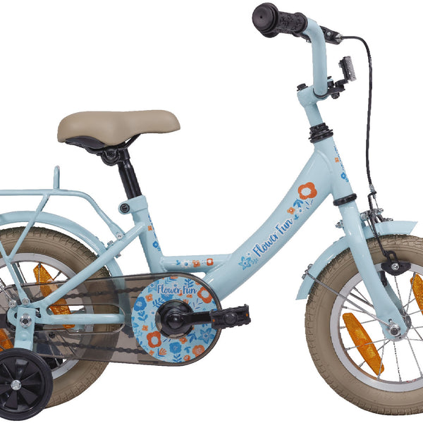 Kinderfiets 12 Bikefun Flower Fun - blauw