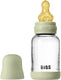 Bibs fles - slow flow - 120 ml - glas latex - sage