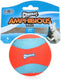 Chuckit! mega amphibious ball - hondenspeeltje - hondenbal - chuckit bal - drijvend - voor in het water - oranje blauw - ø 11,5 cm