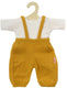 Heless poppen tuinbroek okergeel, 35-45 cm