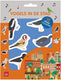 Clavis uitgeverij vogels in de stad. raamstickers