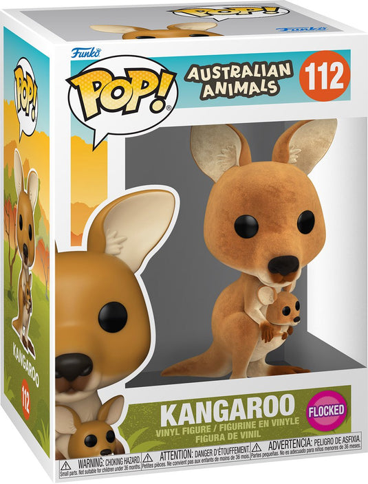 Funko pop! australian animals - kangaroo (flocked)
